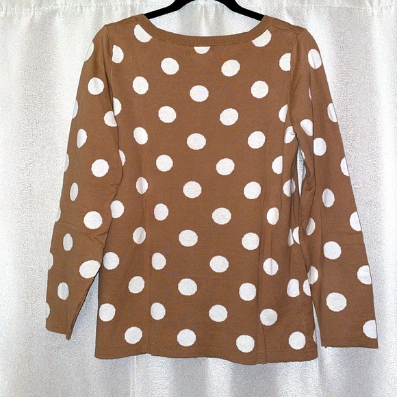 Women’s Polka Dot Sweater - Picture 2 of 5